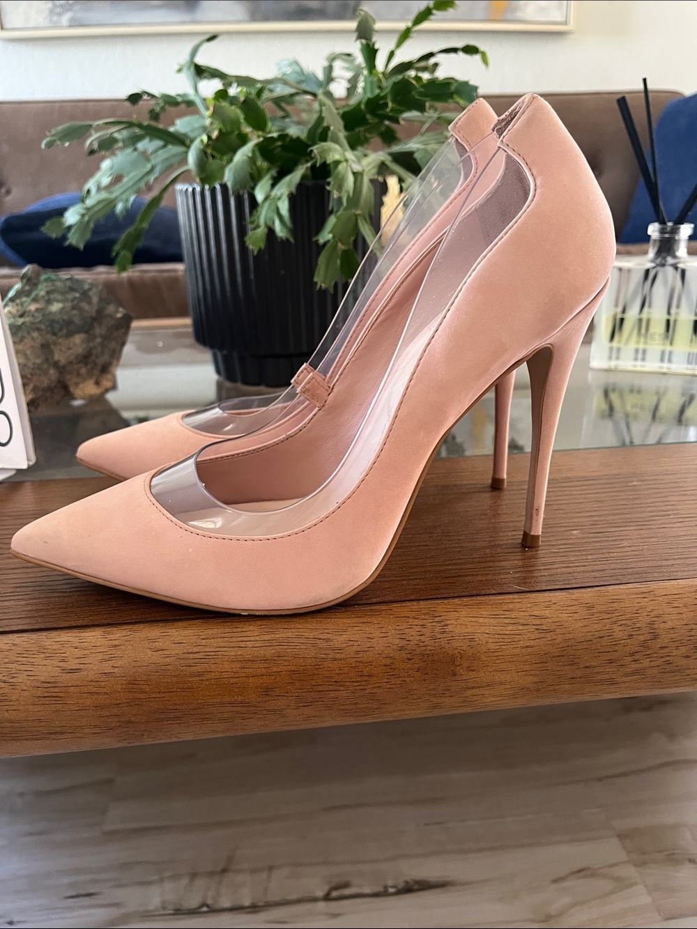 Aldo Pink Suede Pumps